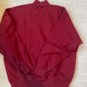 mock neck aritzia crew neck sweatshirt!